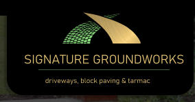 SIGNATURE GROUNDWORKS driveways, block paving & tarmac